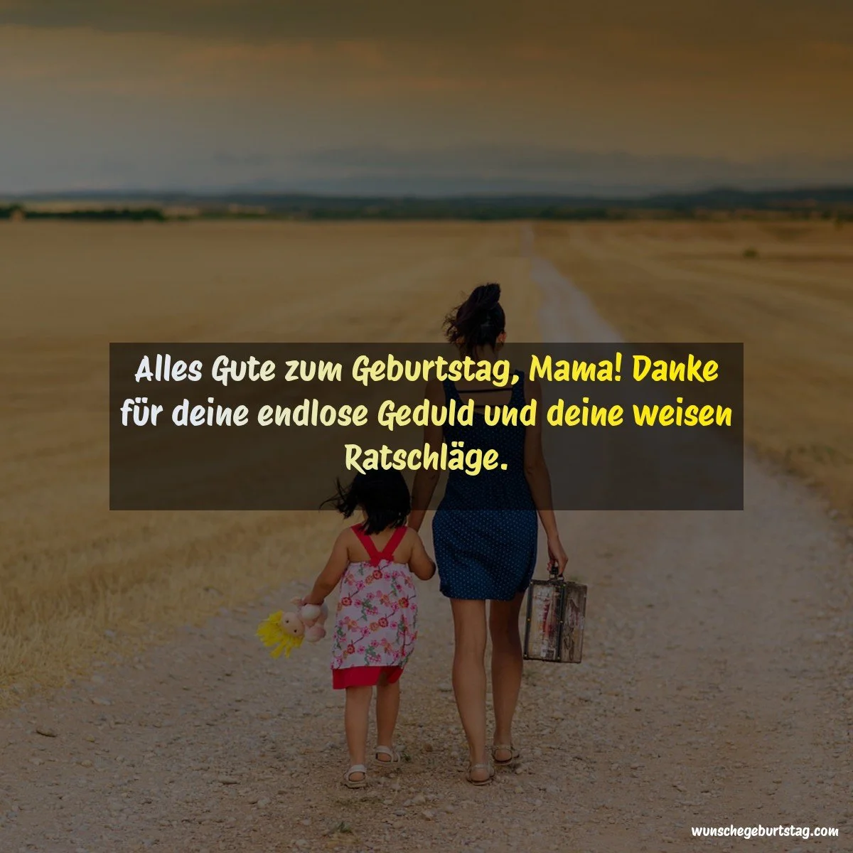 Alles Gute zum Geburtstag, Mama! Danke für deine endlose Geduld und deine weisen Ratschläge. - Geburtstagswünsche Mutter