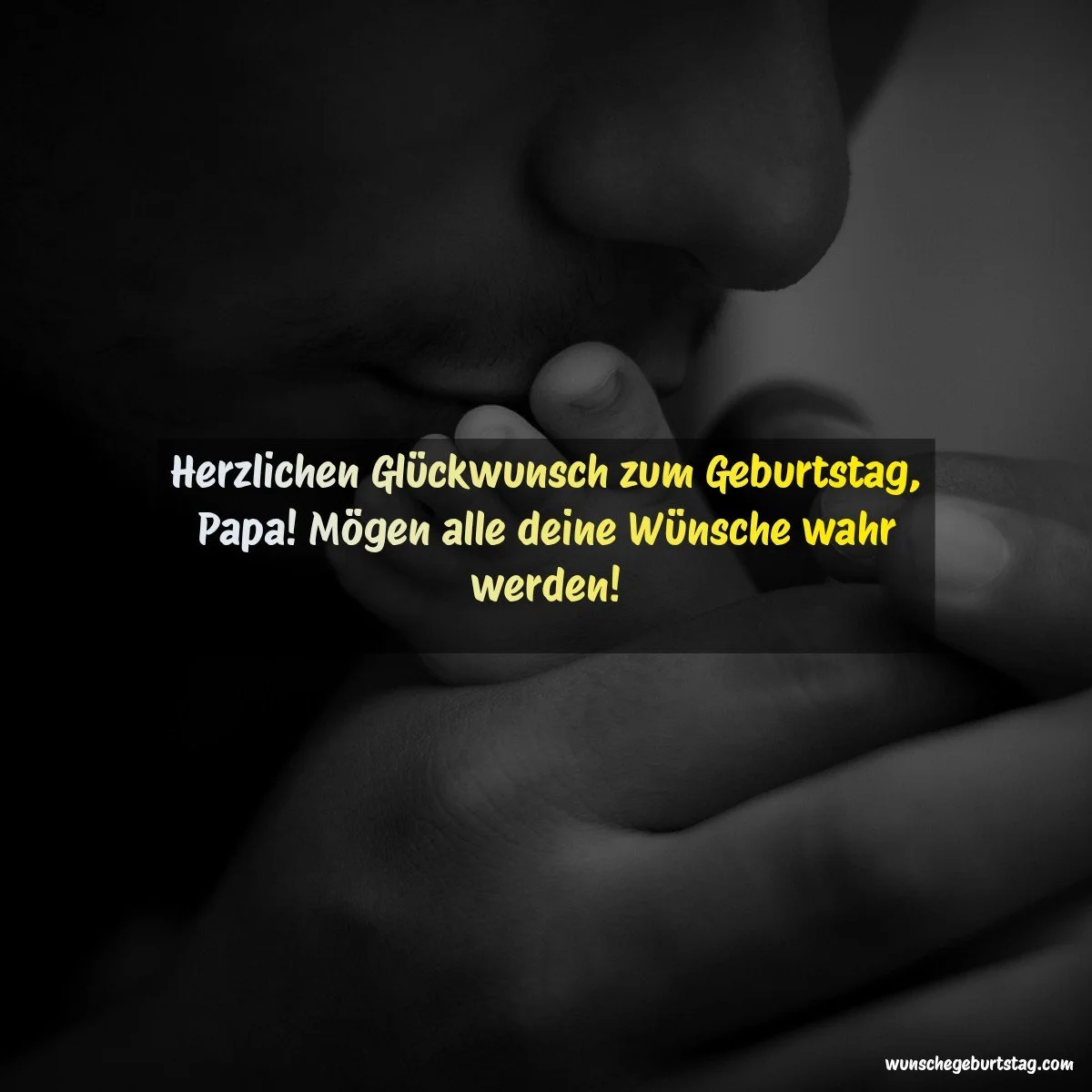 Herzlichen Glückwunsch zum Geburtstag, Papa! Mögen alle deine Wünsche wahr werden!
