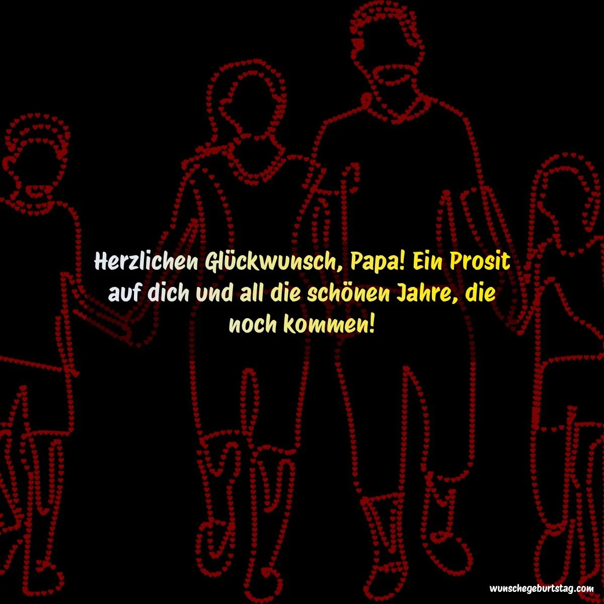 Herzlichen Glückwunsch, Papa! Ein Prosit auf dich und all die schönen Jahre, die noch kommen!